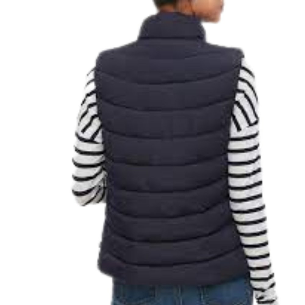 NWT Women's Gap Black Puffer Vest Jacket SZ: Small - Picture 2 of 14